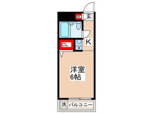 大朋ハイツ【3階】の間取り