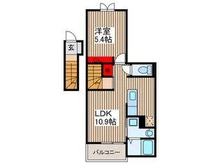 グランデ・ヒルズ【2階】の間取り