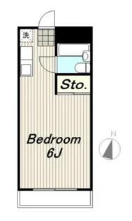 フラワーハイツB【2階】の間取り