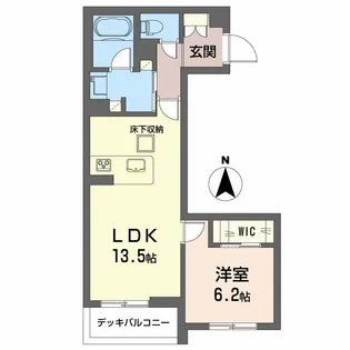 グラン フェリシア【1階】の間取り