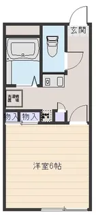 レオパレスポップ【2階】の間取り