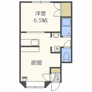 ルナコート23【1階】の間取り