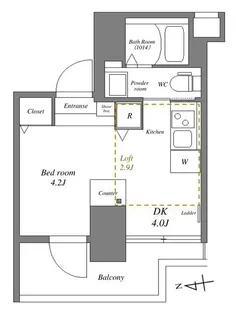 TRIANGLE千歳船橋【3階】の間取り