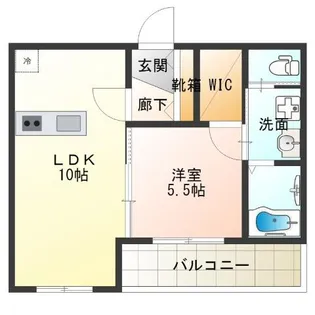 グランパシフィック長橋スクエア【1階】の間取り