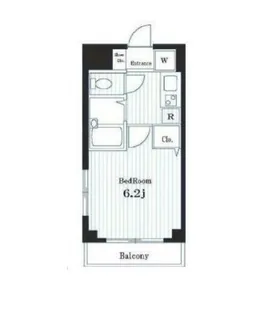 スカイコートヌーベル新宿落合【8階】の間取り