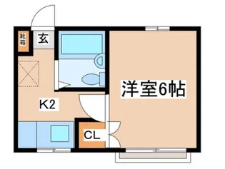 プレザントヒル【1階】の間取り