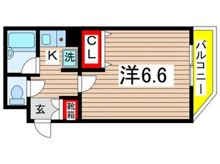 プロクシィスクエア安田通の間取り