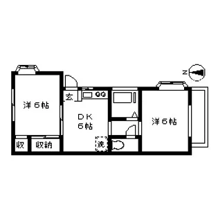 チャーリーハウス【2階】の間取り
