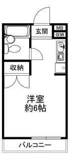 フォレストイン千駄木【2階】の間取り