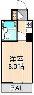 コーポ岩永【4階】の間取り