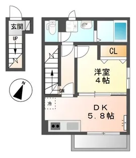 アメニティハイツ川島【2階】の間取り