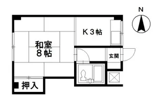 ハイツカリブ【2階】の間取り