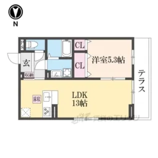 ボヌールメゾンkasuga2【1階】の間取り