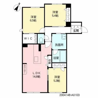 シャーメゾン カーサデルソル【1階】の間取り