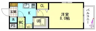 モリナガビル【1階】の間取り