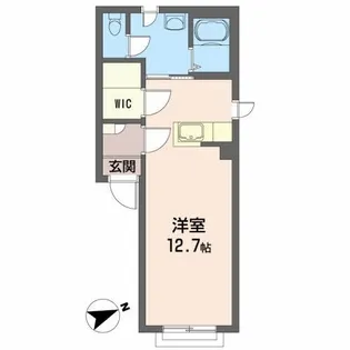 シャーメゾンカナン【2階】の間取り