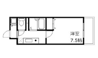 カスタリア新宿【13階】の間取り