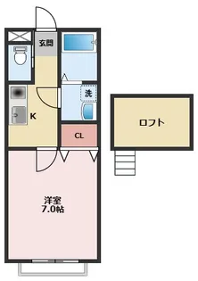 ルナリアVI【1階】の間取り
