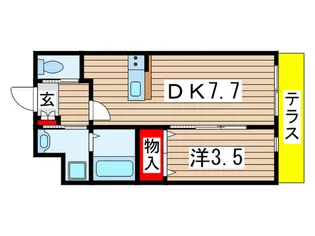AQUE19【1階】の間取り