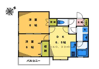 ストークパサニア【1階】の間取り