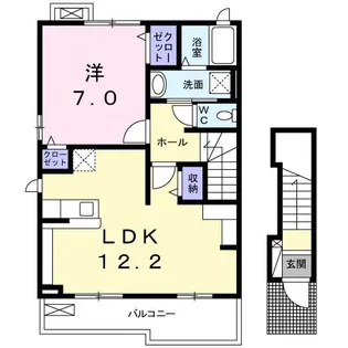 フェリーチェ【2階】の間取り