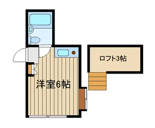 ハイツエスニック【1階】の間取り