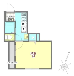 アルコイリス東浦和【1階】の間取り