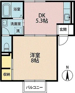 AMJ・ロイヤルコート【1階】の間取り