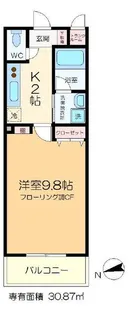 ランドスケイプアーバンストリート【5階】の間取り