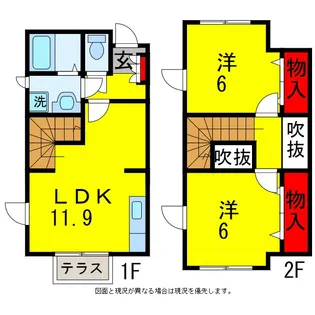 スウィングハート松ヶ島の間取り