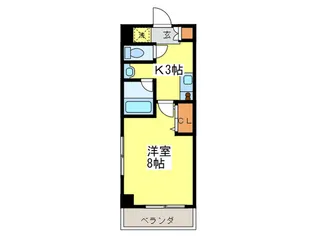 ヴィアーレ舟入中町【2階】の間取り