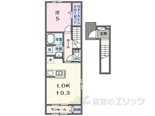 Sunny【2階】の間取り