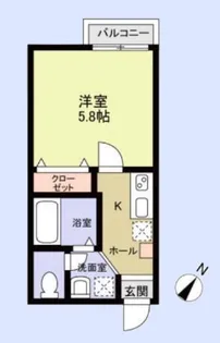 RMK川越【2階】の間取り