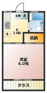 ハウス司【2階】の間取り