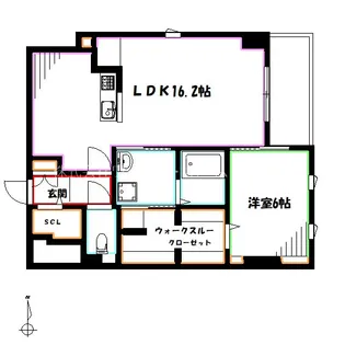ekao【3階】の間取り