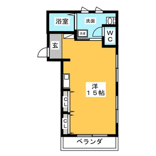 ブロードスクウェア【1階】の間取り