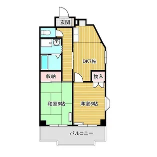 ロイヤルマンションHAMADA【4階】の間取り