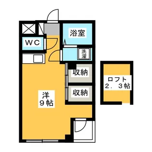 ホワイトハウス【3階】の間取り