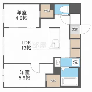 R-fino 本郷通【4階】の間取り
