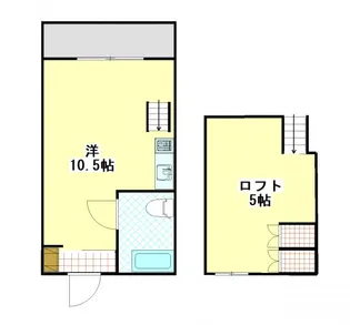 コムシェトワBLD【2階】の間取り