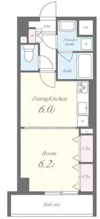 グランスカイ【7階】の間取り