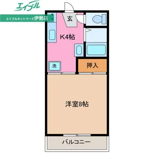 ヴィラレジリエンス【2階】の間取り