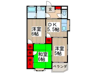 プランド-ル桶川【2階】の間取り
