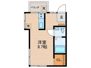 ビュ-バレ-【2階】の間取り