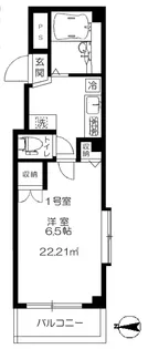 ティアラ御徒町【4階】の間取り
