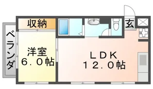 パールハイツ山手【3階】の間取り