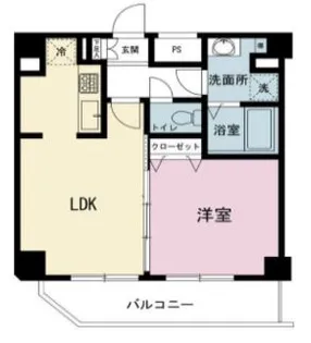 スカイコート代々木【9階】の間取り