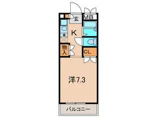 ペガ千僧【2階】の間取り