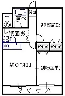 正気屋ハイツC【1階】の間取り