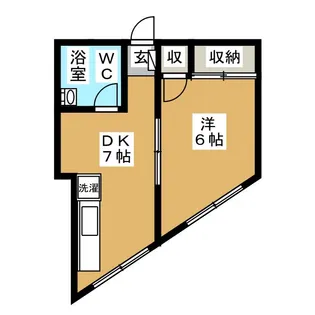 ボーグ坂本【2階】の間取り